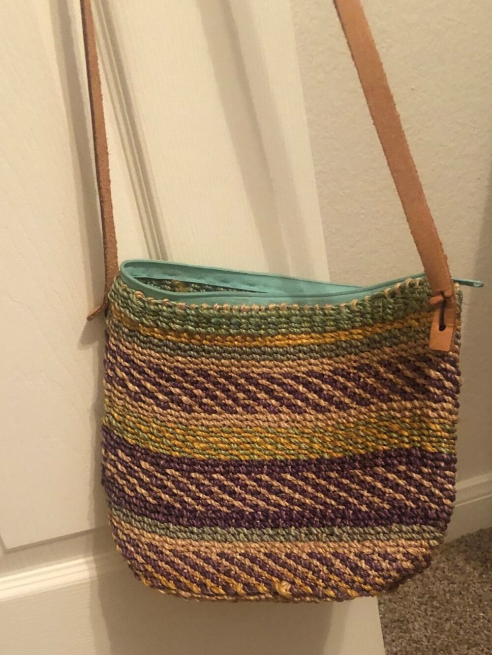 woven purse (summer bag) shoulder bag